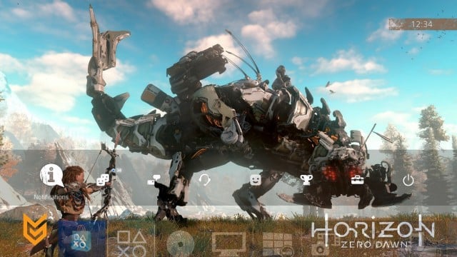 Horizon Zero Dawn Ps4 Theme Screenshots And Video Preview