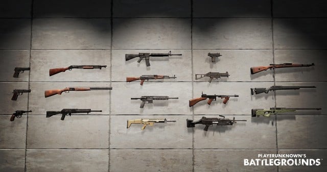 PUBG Weapons Stats Upgrades
