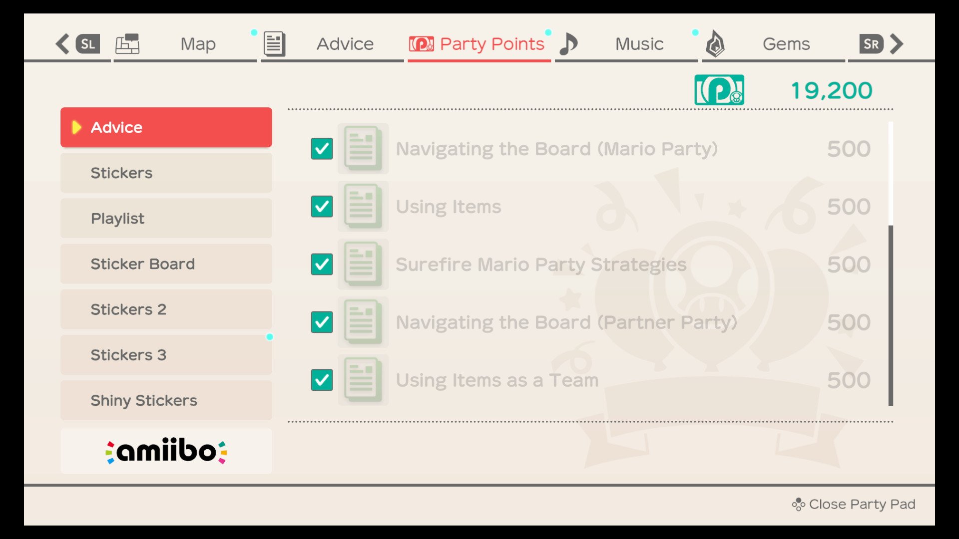 What are Party Points in Super Mario Party and what can you do with