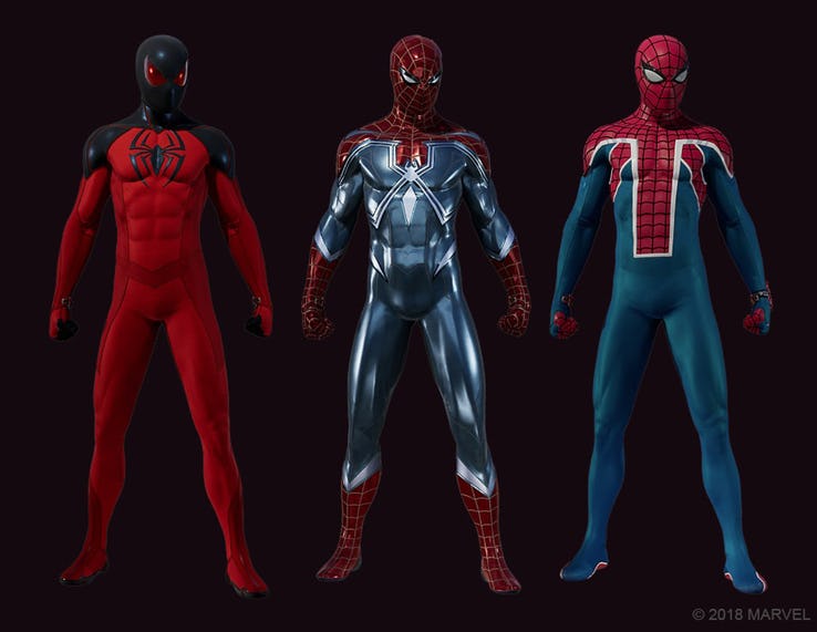 Spider-man The Heist DLC Suits