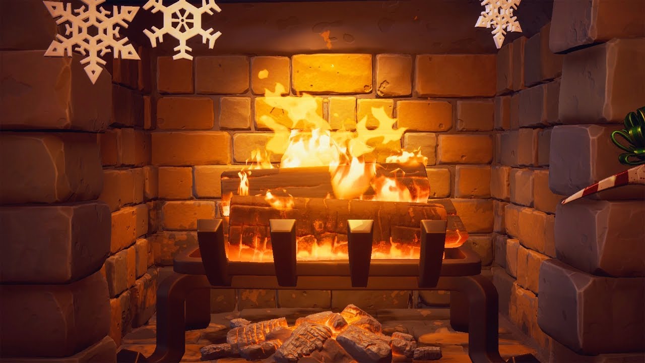 How to earn Supercharged XP with the Fireplace in Fortnite's Winterfest