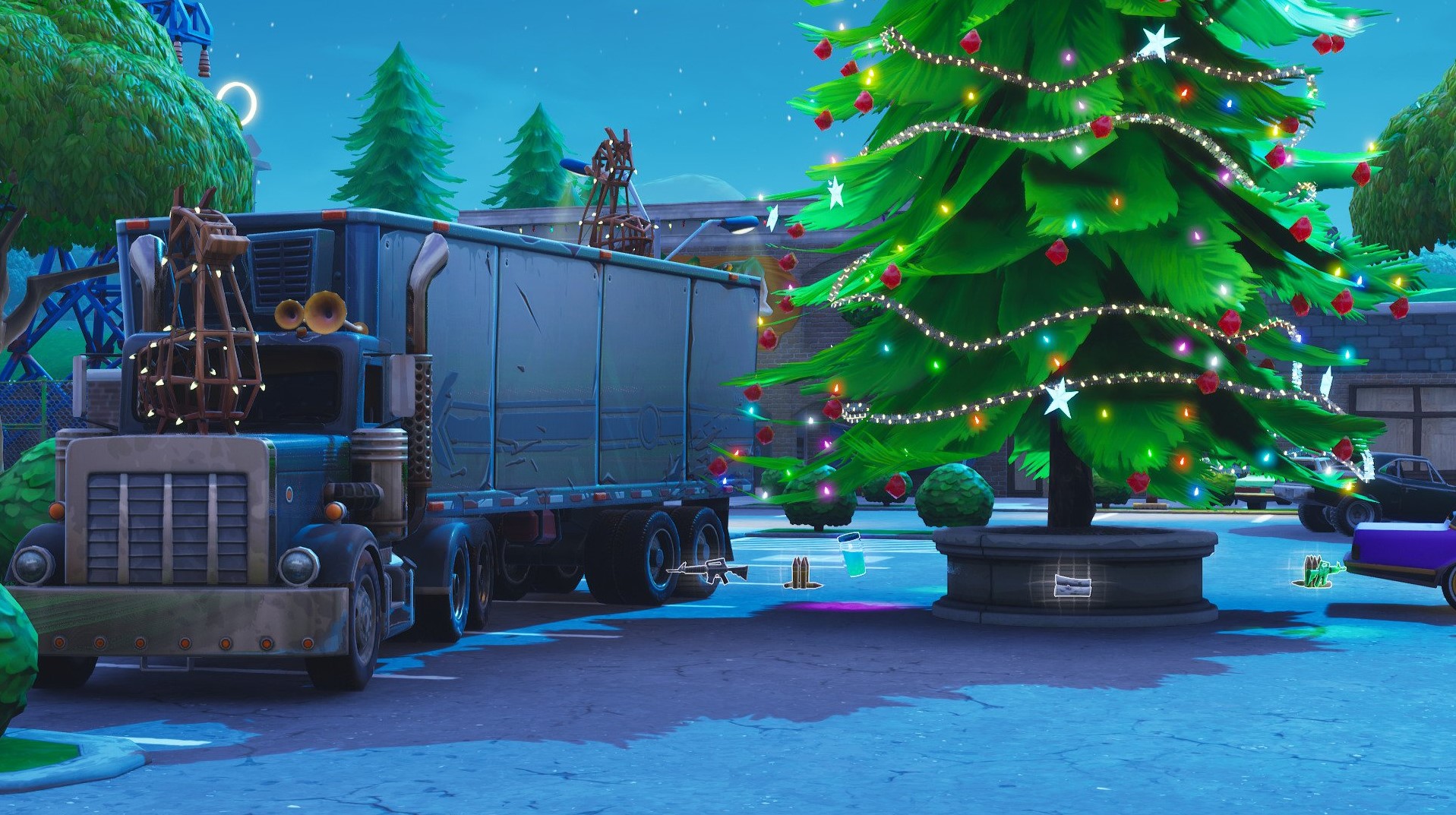 All Holiday Tree Locations in Fortnite Gamepur