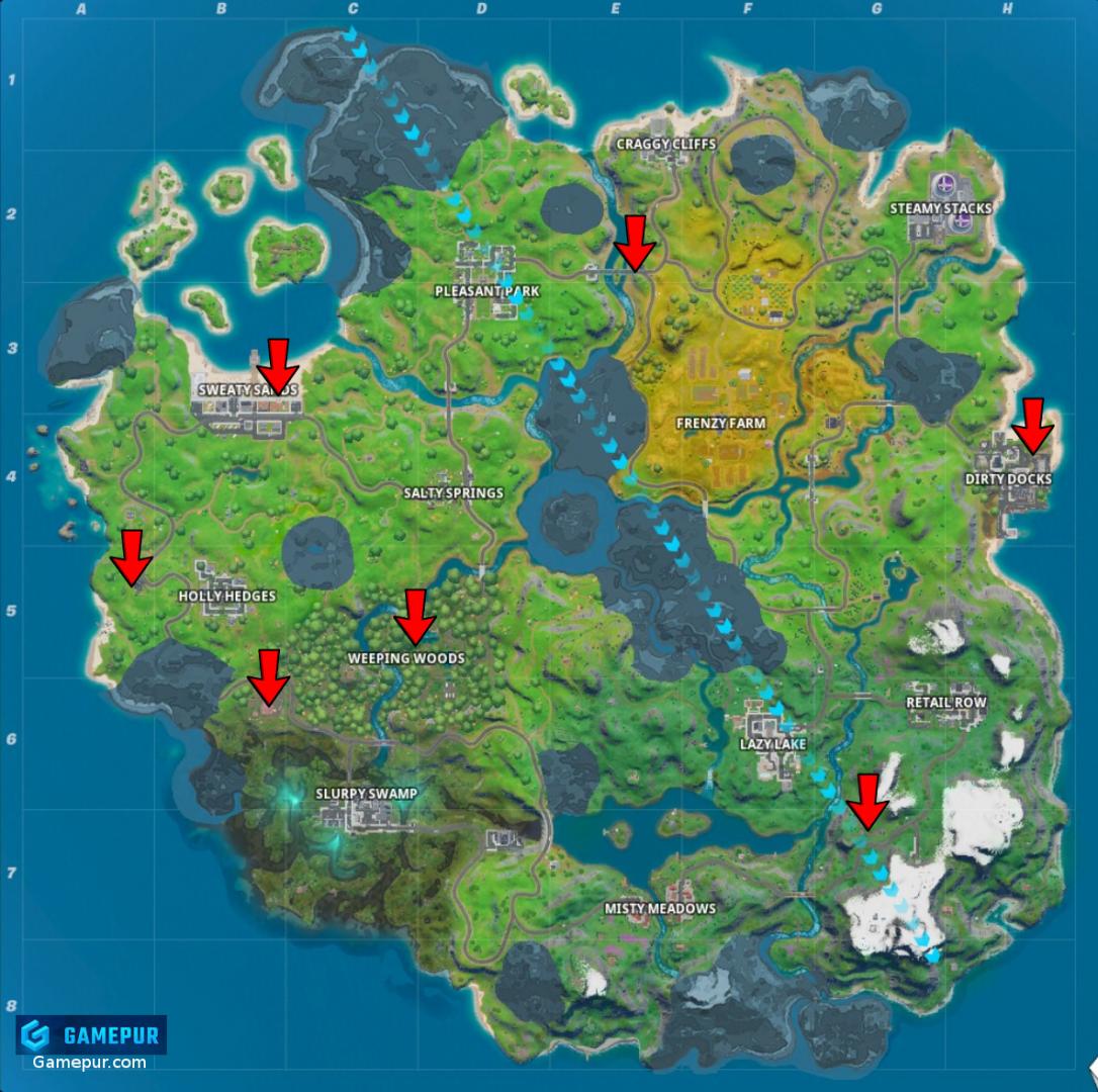 Where to Search Ice Boxes in Fortnite Gamepur