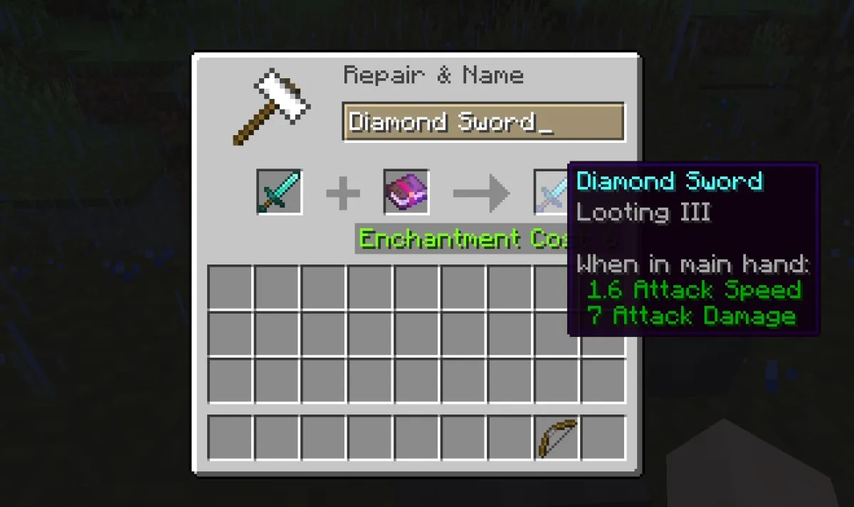 Looting Enchantment in Minecraft