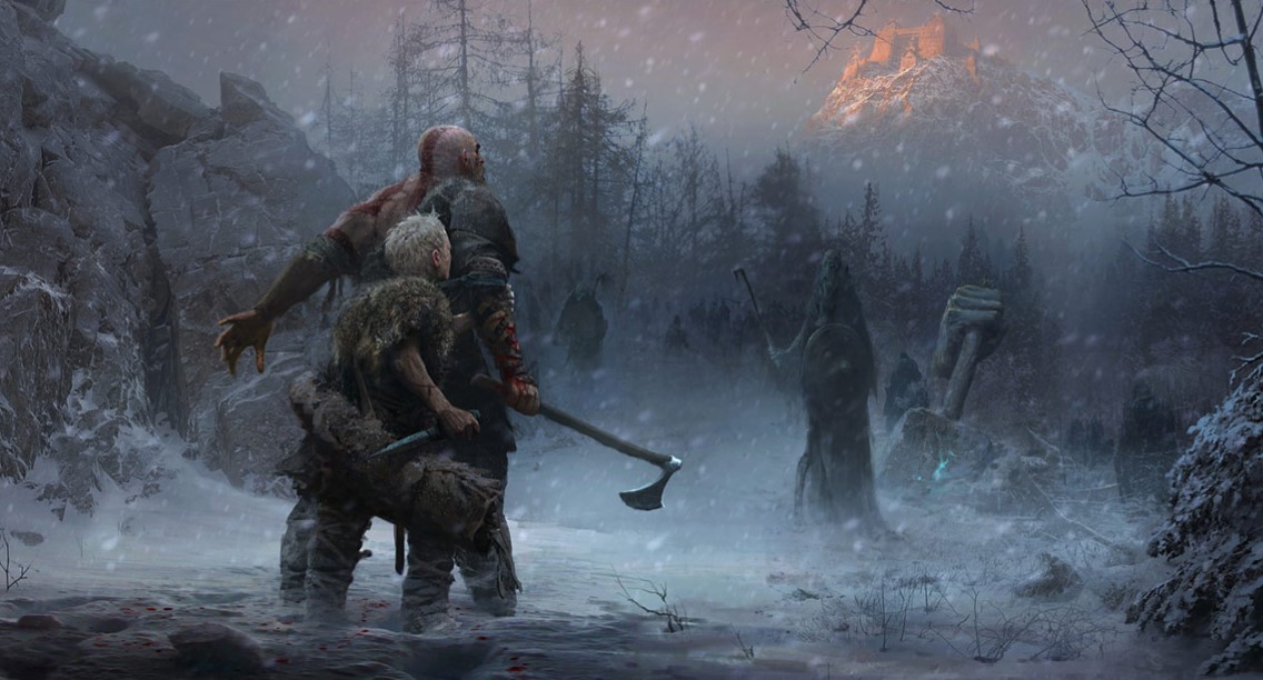 Behind the Lock God of War Walkthrough Tyr's Vault & Find Heart Of