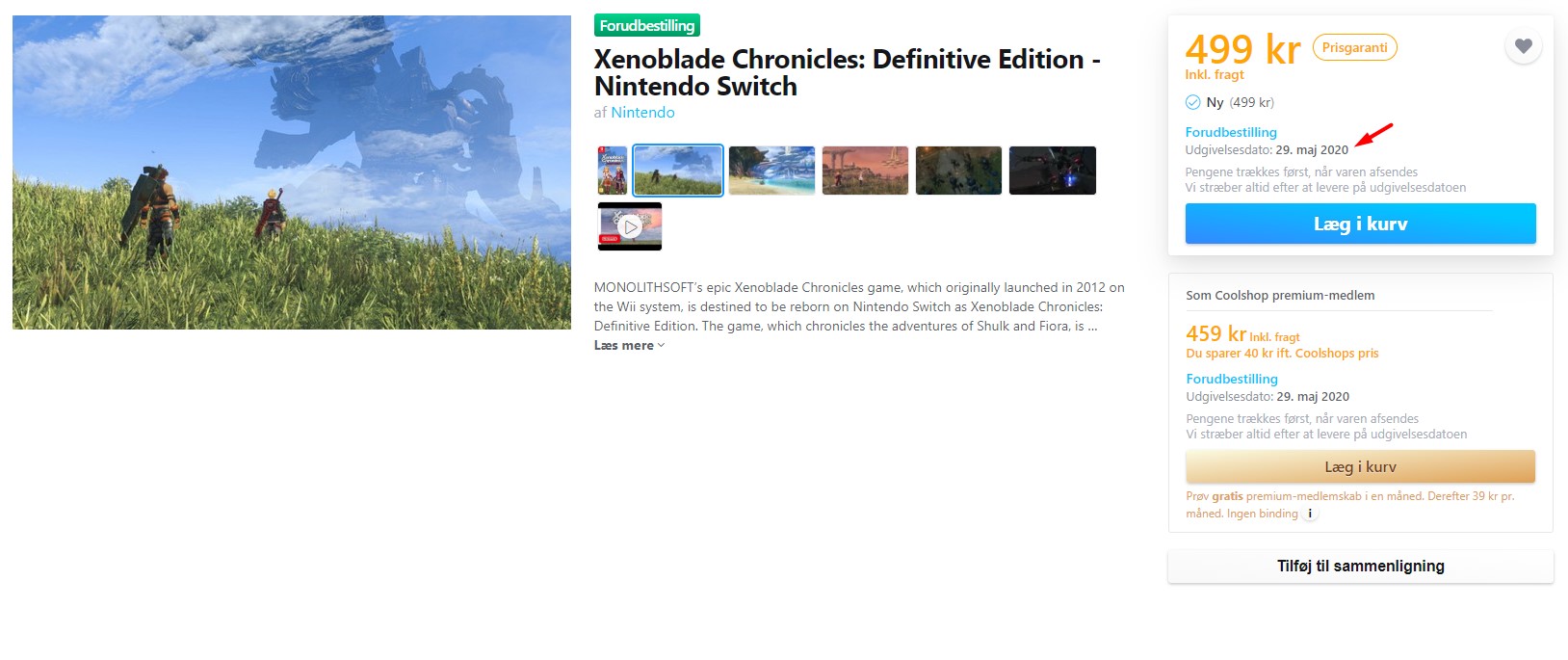 Xenoblade Chronicles: список окончательного издания