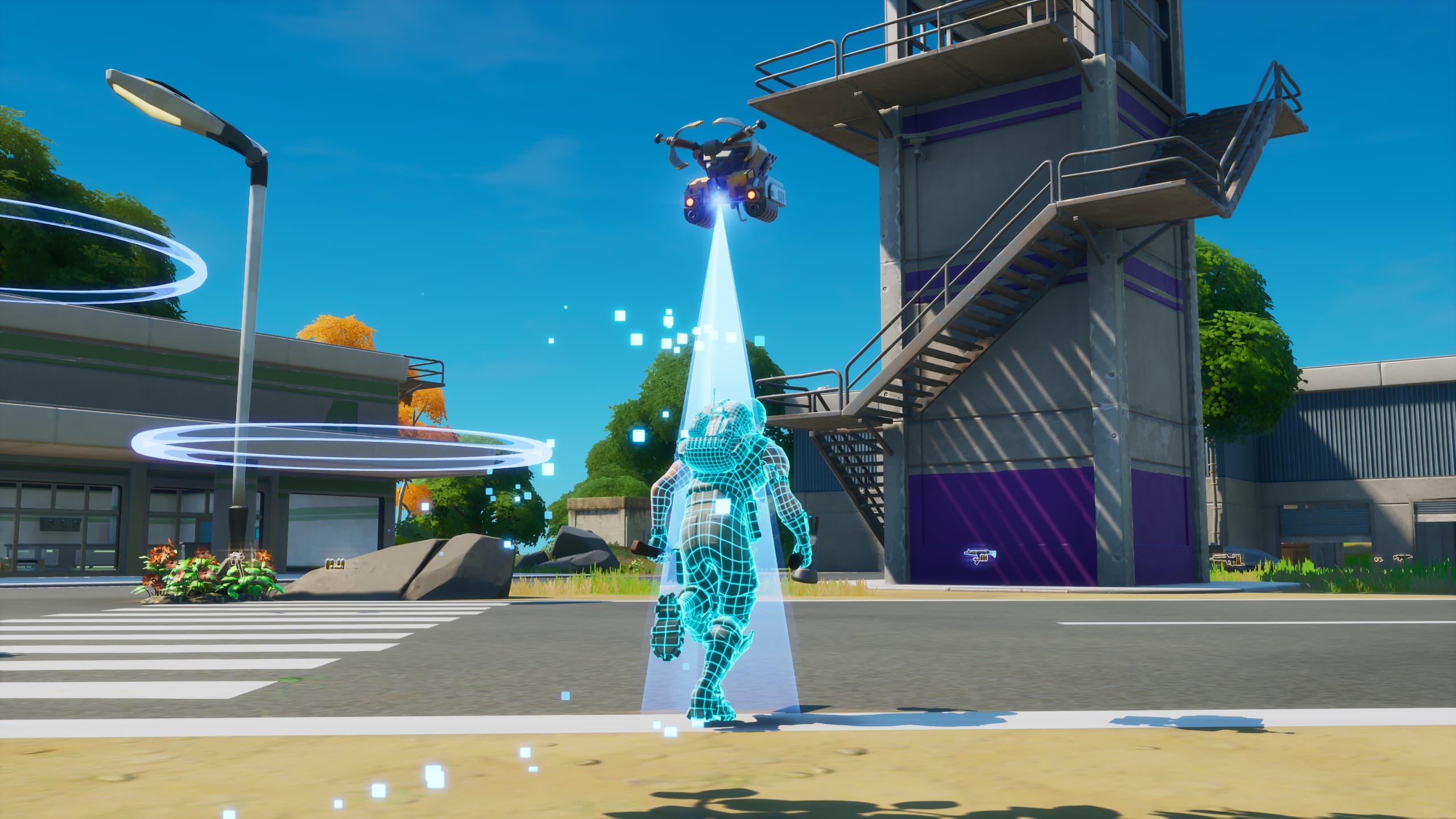 How to enter the secret base on the spawn island in Fortnite Gamepur