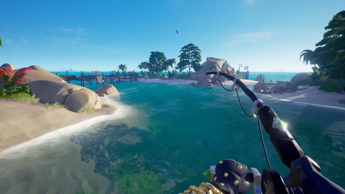 How to get the obsidian fishing rod in Sea of Thieves Gamepur