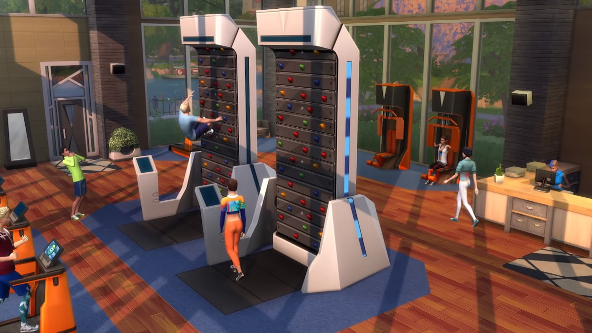 How to get to the gym in Sims 4 Gamepur