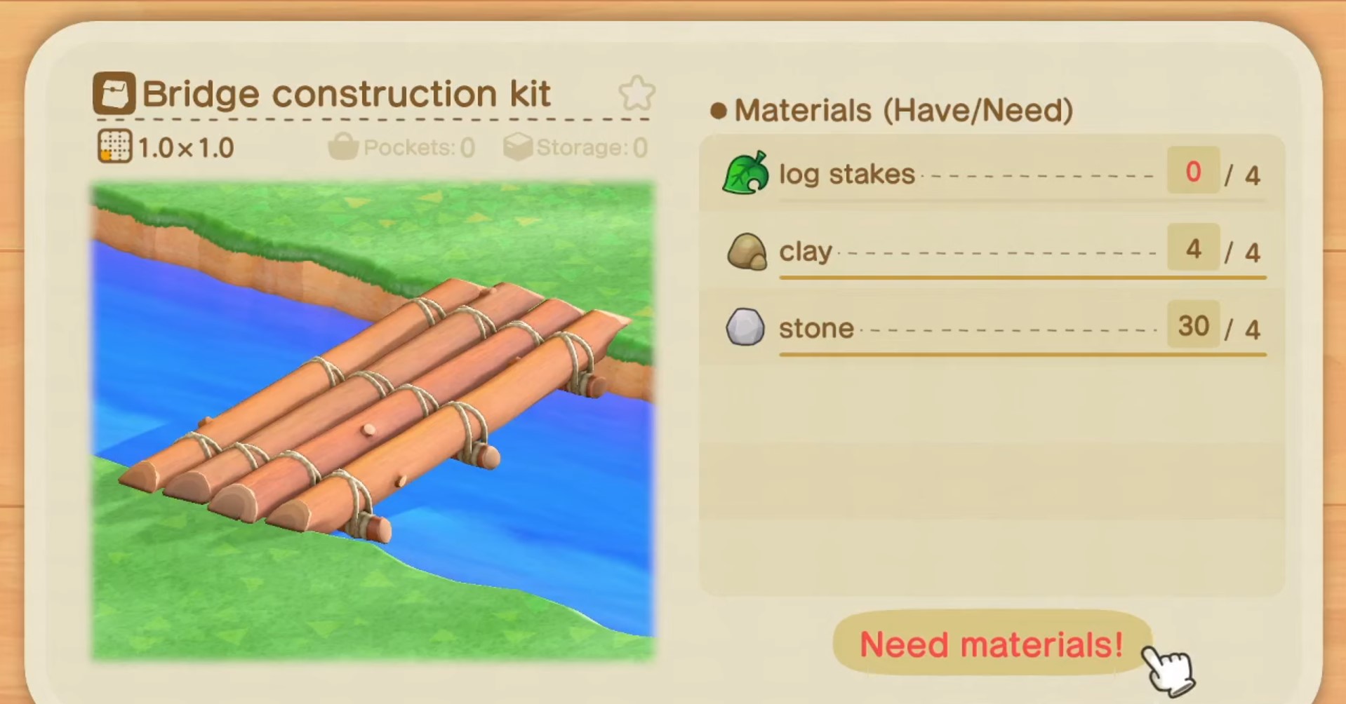 How to build bridges and inclines in Animal Crossing New Horizons
