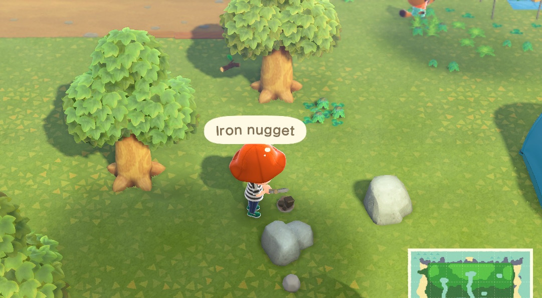 How to grind iron nuggets in Animal Crossing New Horizons Gamepur
