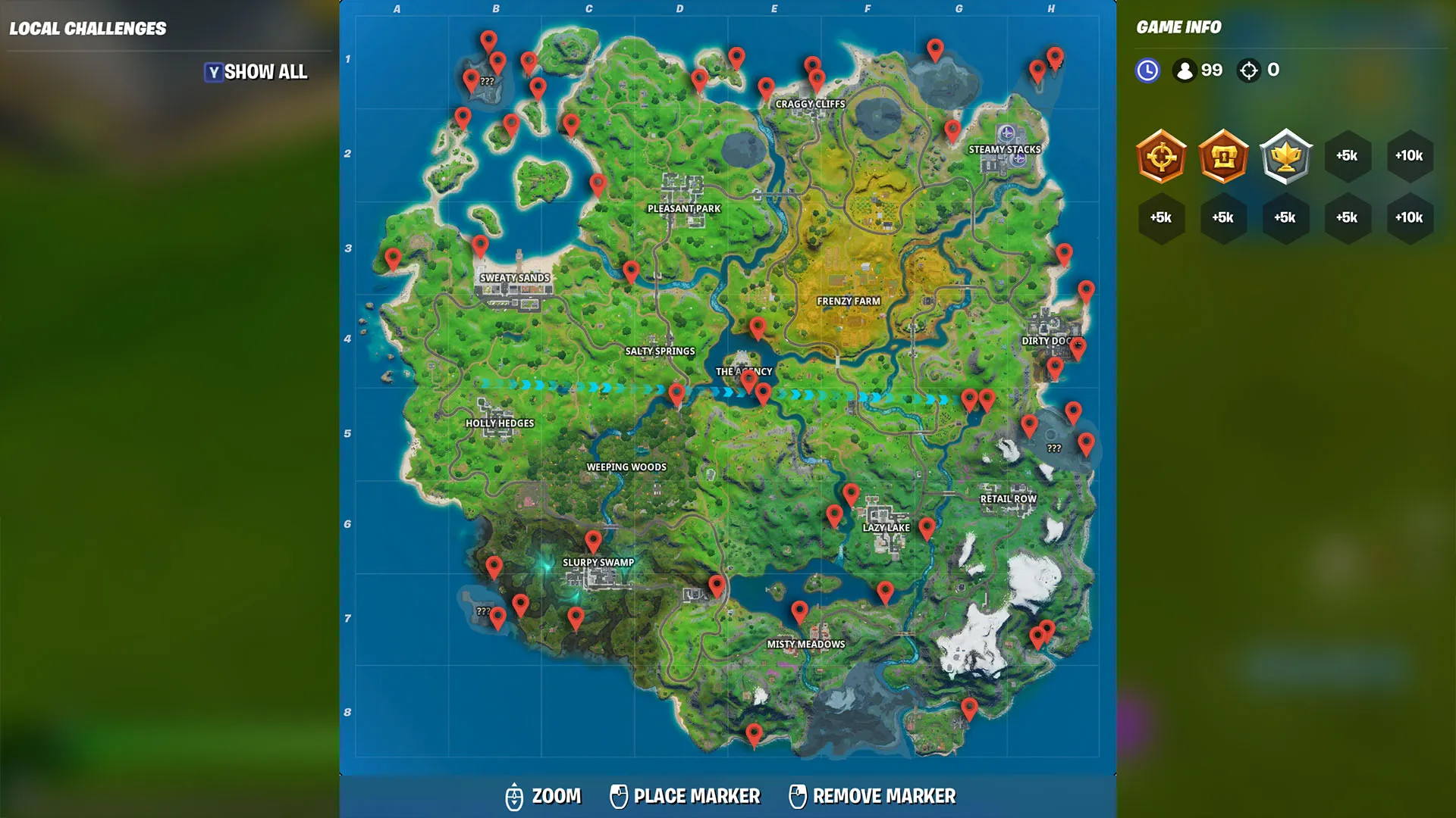 All Motorboat locations