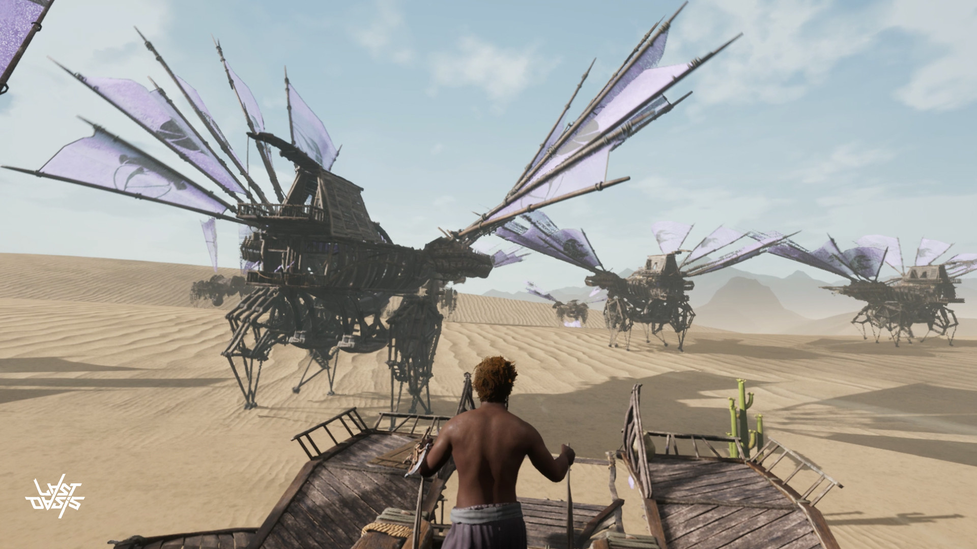 Grapplinghook your way through survival MMO Last Oasis, in early