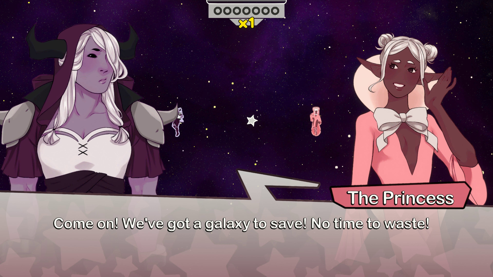 StarCrossed Story screen