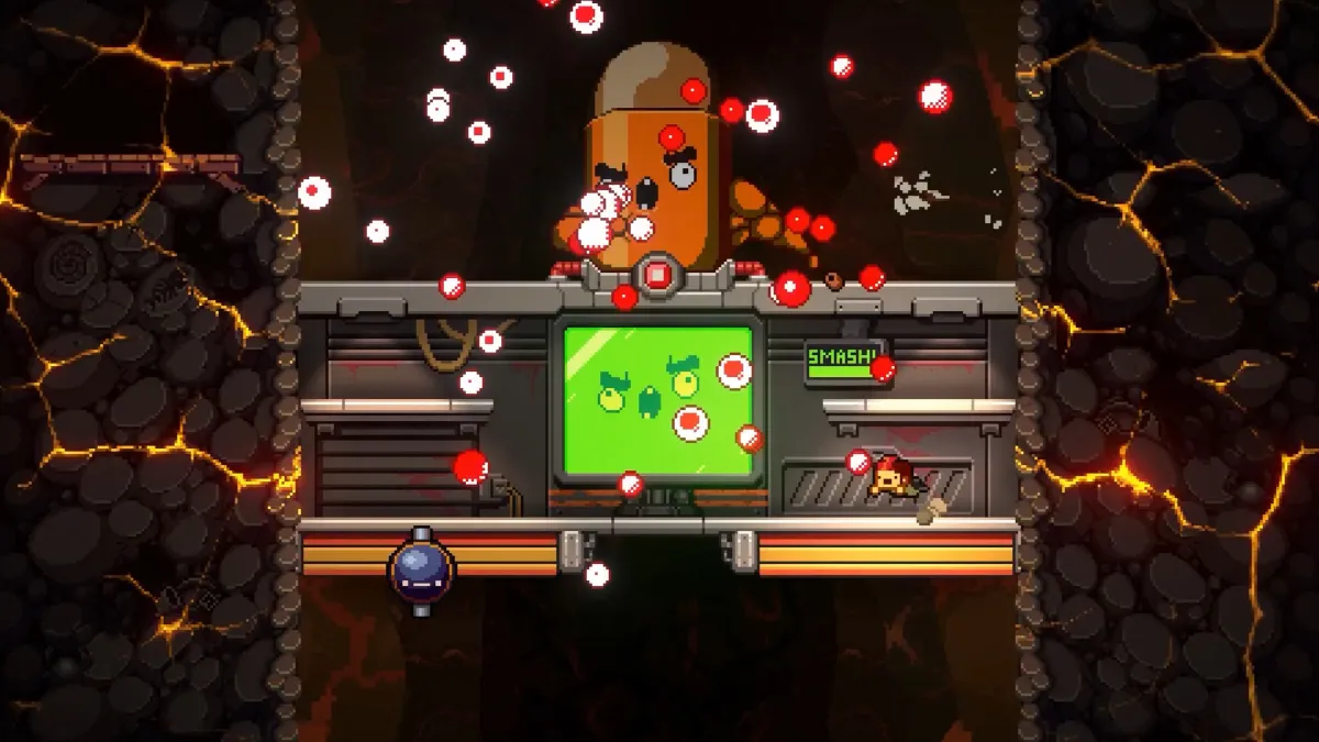 Screen grab of Gungeon gameplay