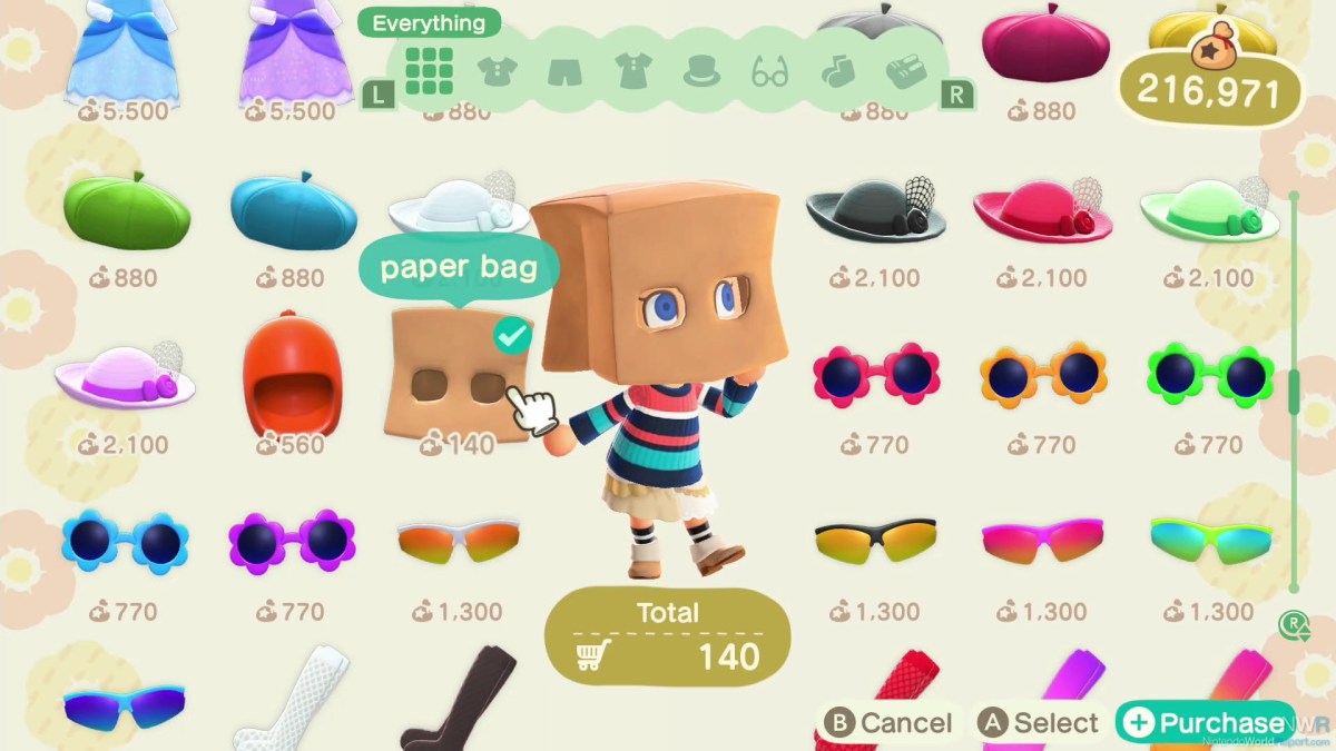 Animal Crossing Paper Bag Hat