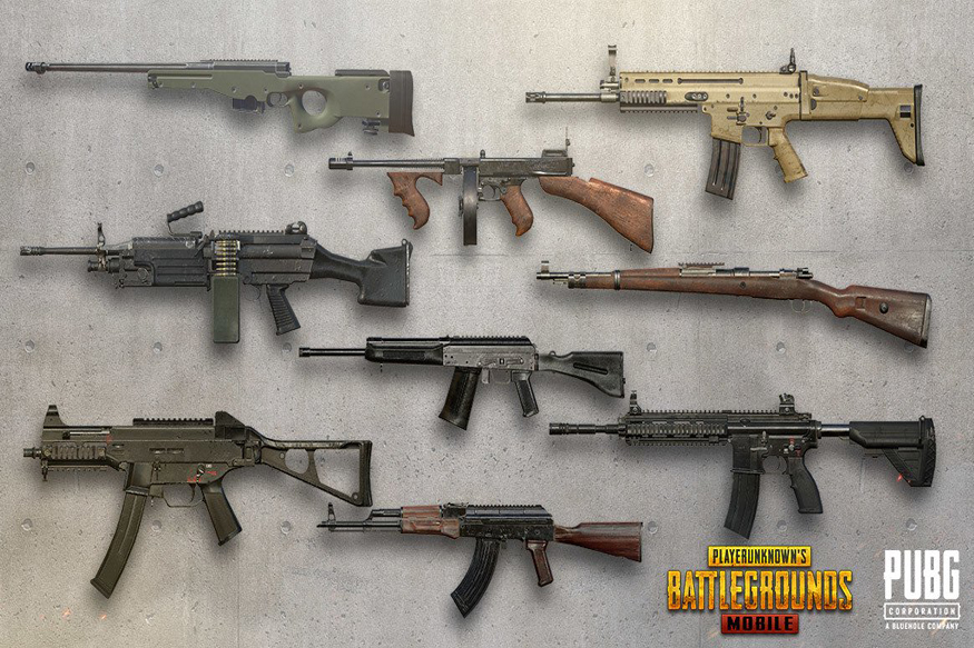 PUBG Weapons