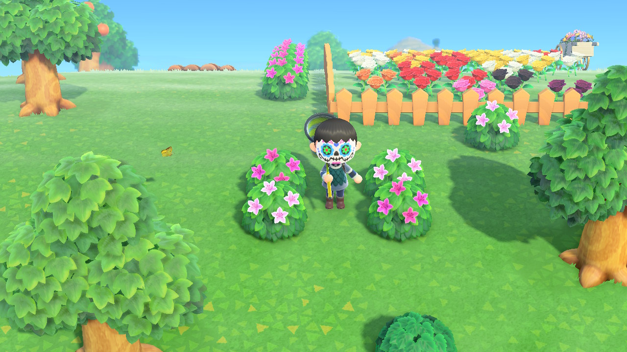Can shrubs crossbreed to make hybrid shrubs in Animal Crossing New