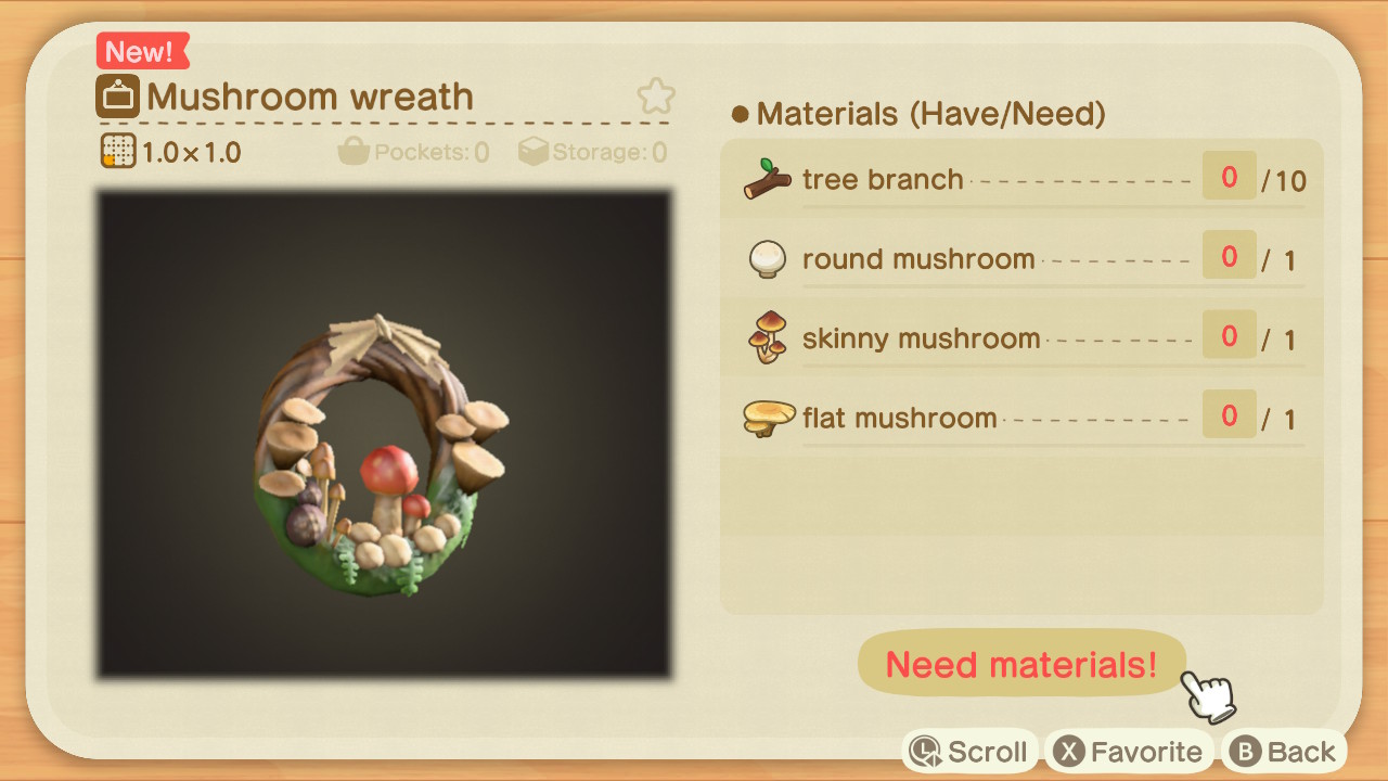 How to get all of the seasonal mushroom DIY recipes in Animal Crossing New Horizons Gamepur