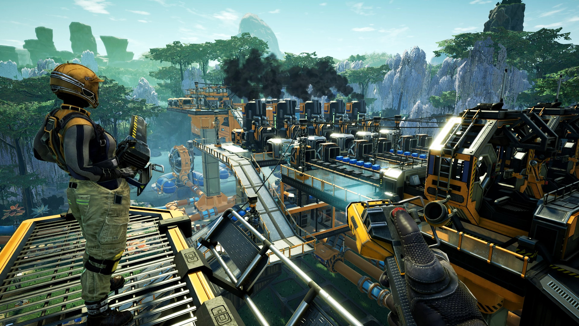 How to play Satisfactory multiplayer between Epic Games Store and Steam -  Gamepur