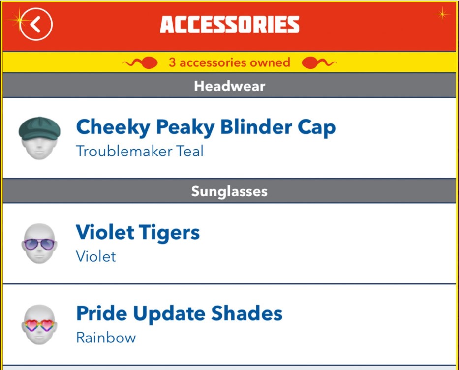 How to get and equip accessories in BitLife Gamepur