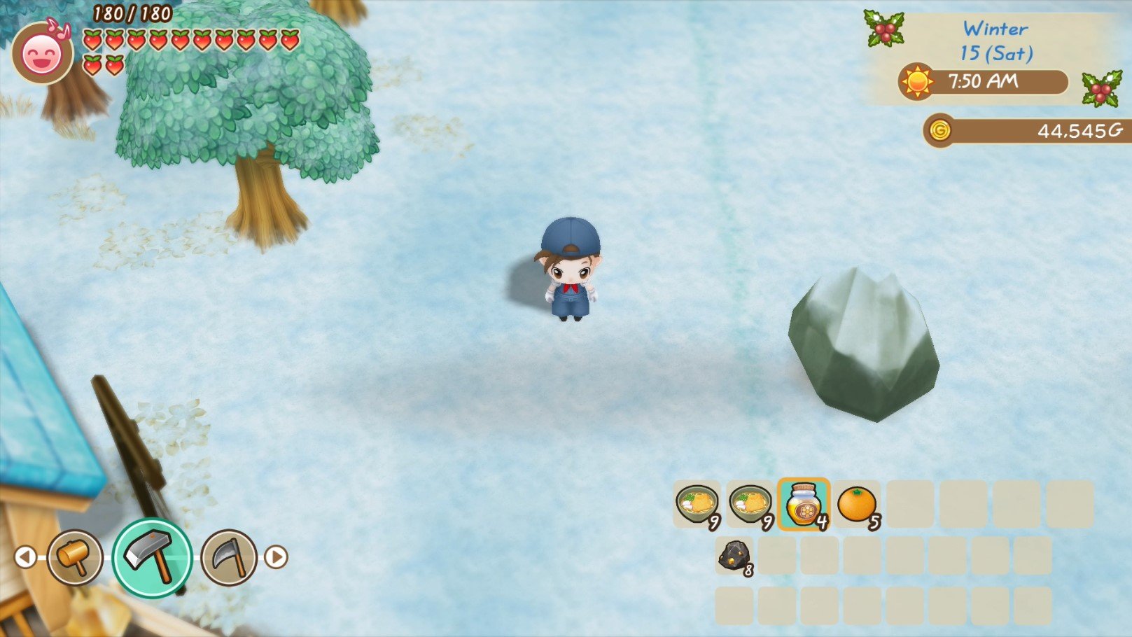  How to get Lumber and Stone in Story of Seasons: Friends of Mineral Town 