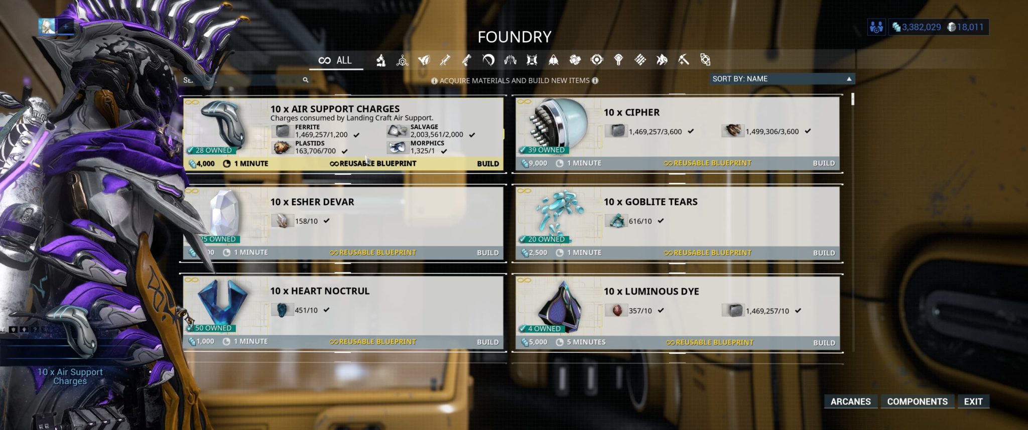 Warframe Air Support Charges Guide Gamepur