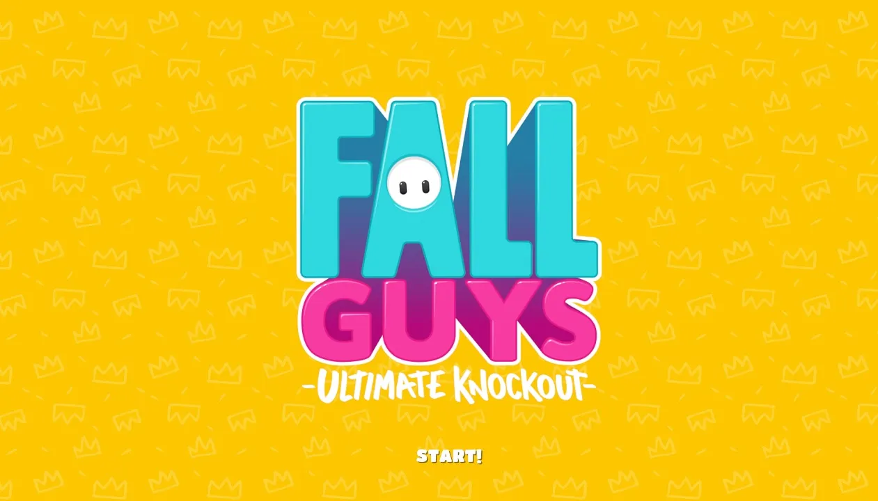 Fall Guys title Screen