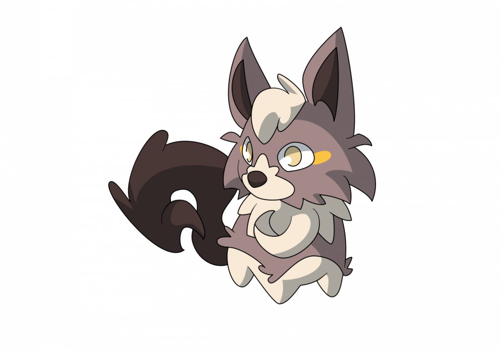 Dinja is a cute wolf in Nexomon