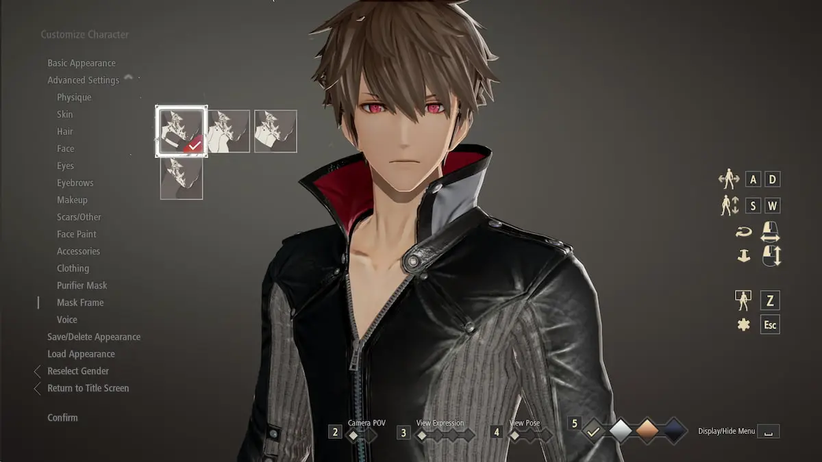 Invisible Inner Frame 1 mod for Code Vein