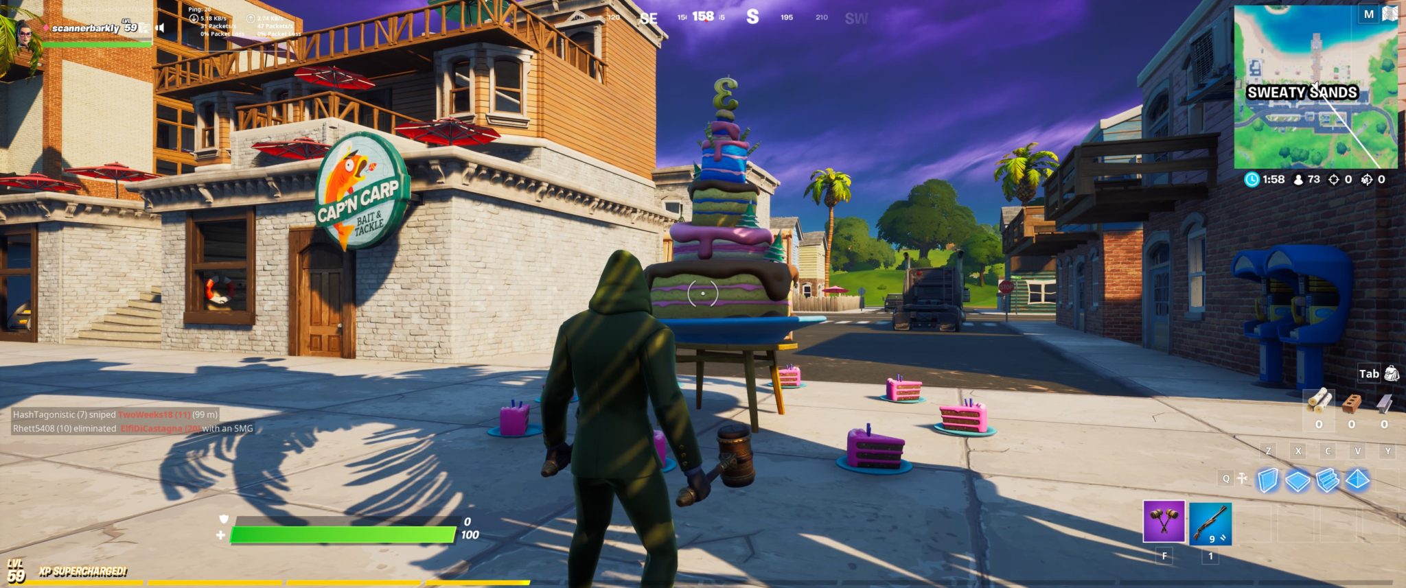Where to find birthday cakes in Fortnite all ten birthday cake