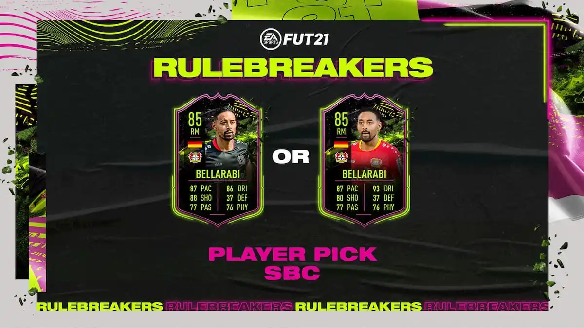  FIFA 21: How to complete the Rulebreakers Karim Bellarabi Squad Building Challenge Objectives 