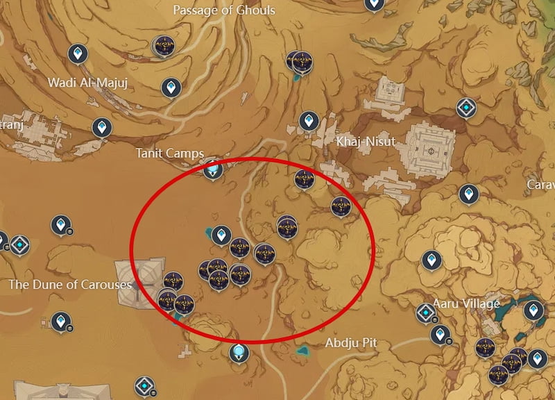 The best place to farm Firm Arrowheads in Genshin Impact Gamepur