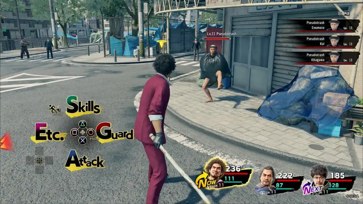  How to do a perfect guard in Yakuza: Like a Dragon 