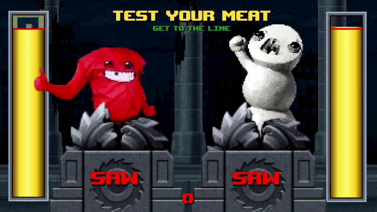 Super Meat Boy Forever Test your Meat Warp Zone