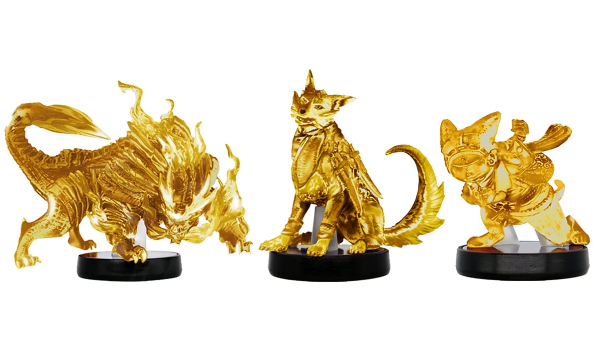 Capcom's Monster Hunter Rise competition could net you a limited-edition gold amiibo set