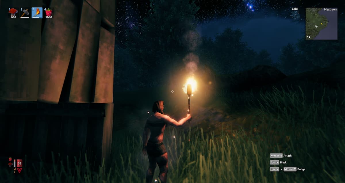 How to craft a torch in Valheim Gamepur