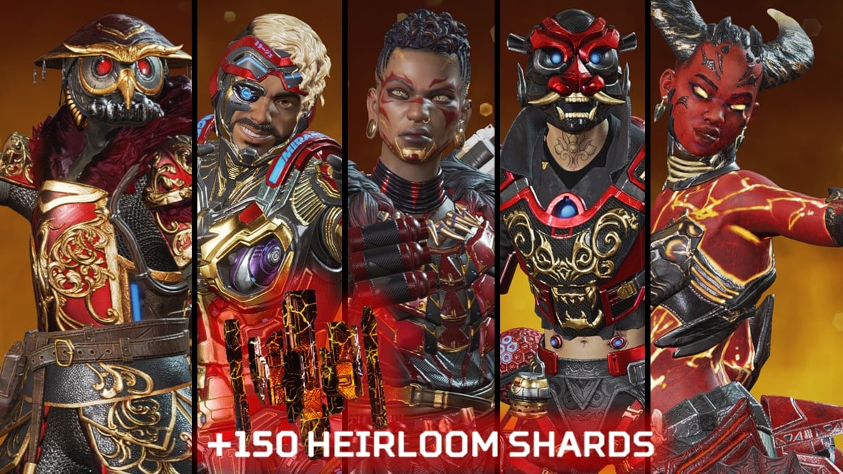 Legendary event skins and Heirloom Shards