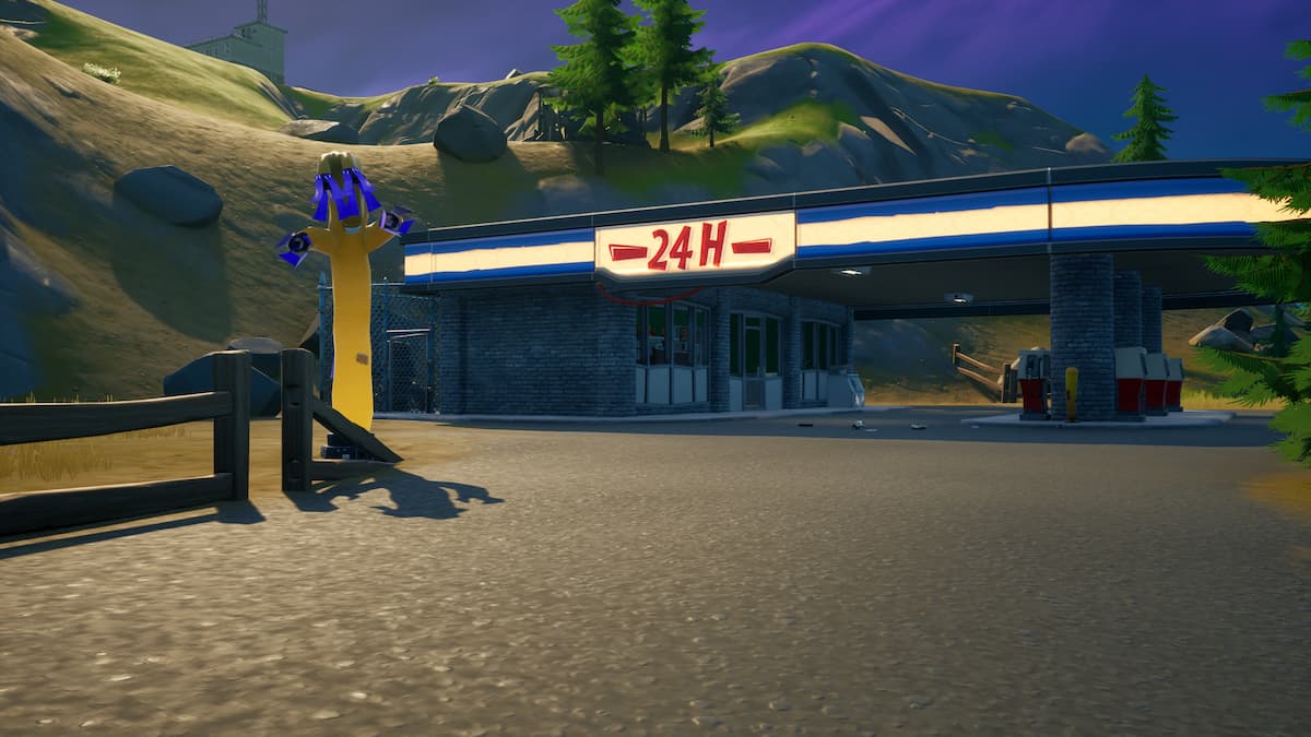 How to destroy inflatable tubemen at gas stations in Fortnite Chapter 2