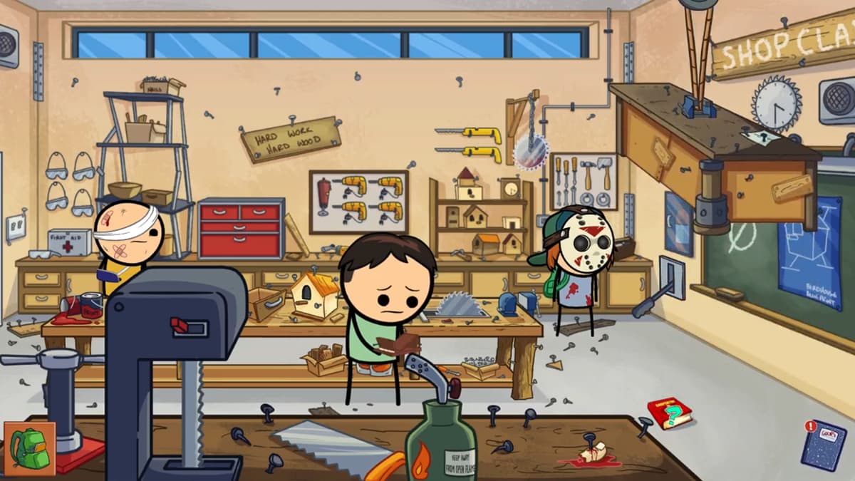  How to lift the desk for the Overdue Endeavor chore in  Cyanide & Happiness – Freakpocalypse 