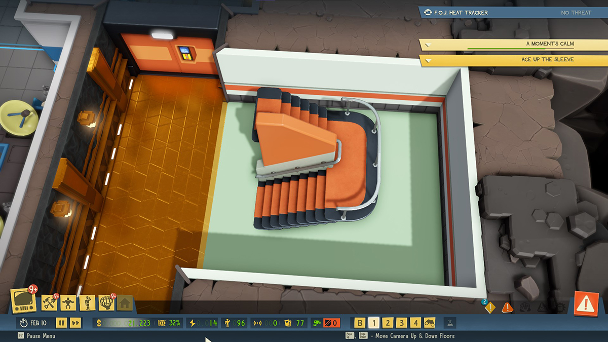 How to build on multiple floors in Evil Genius 2 Gamepur