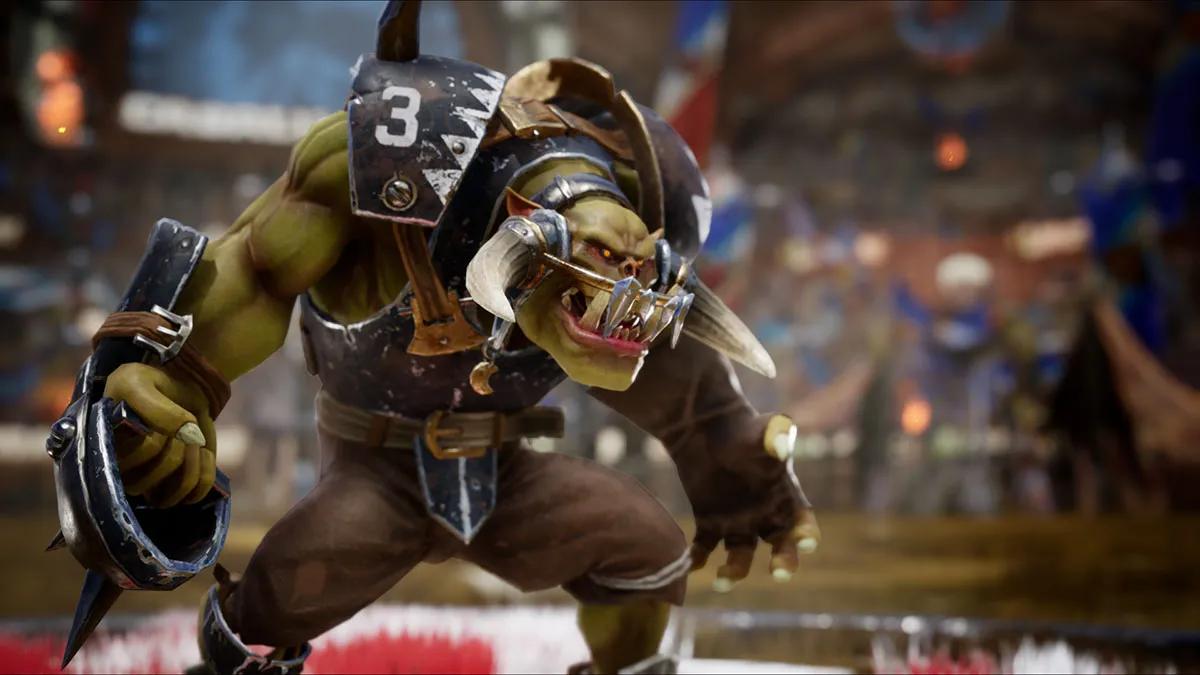  Black Orcs are invading the pitch in Blood Bowl 3 
