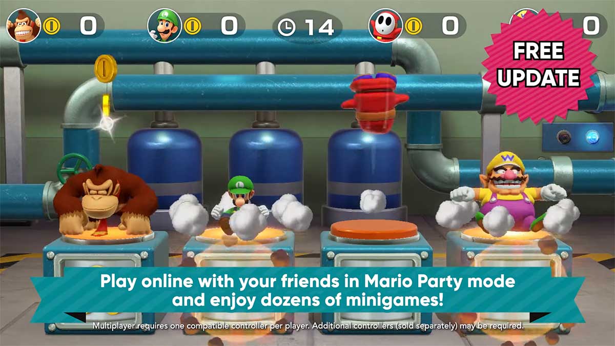  Super-charged Super Mario Party update adds online play 