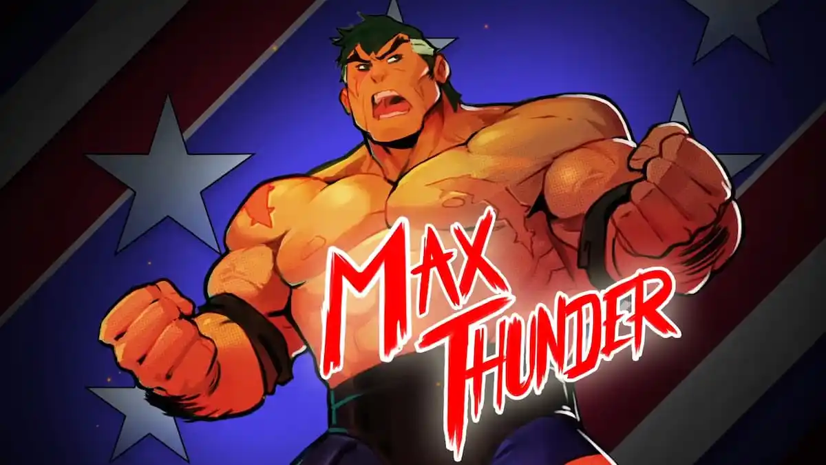 Streets of Rage 4 Max Thunder