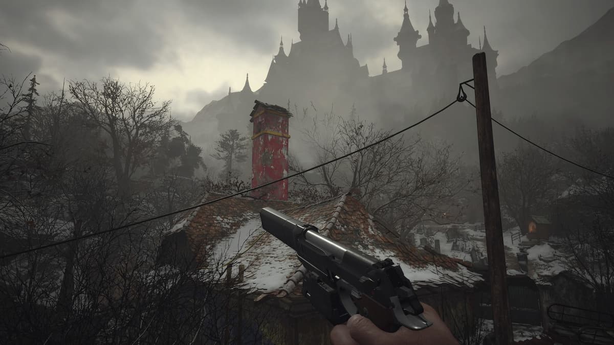 How to find the house with the red chimney in Resident Evil Village