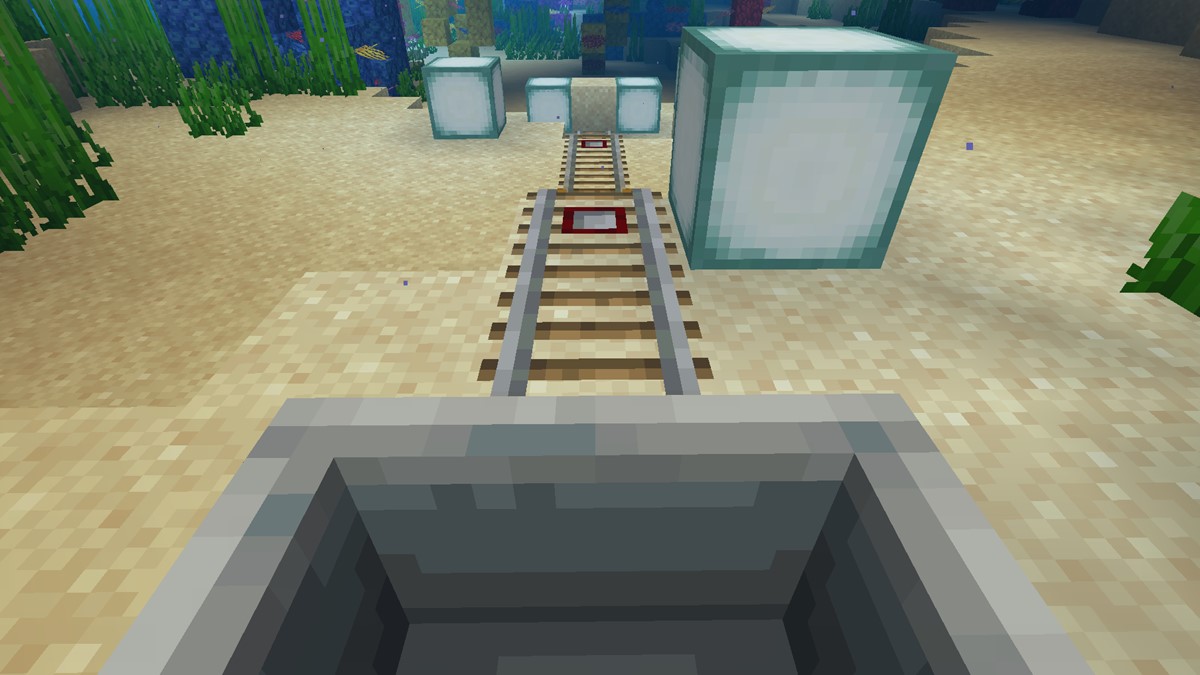 How to use a Minecart underwater in Minecraft Gamepur