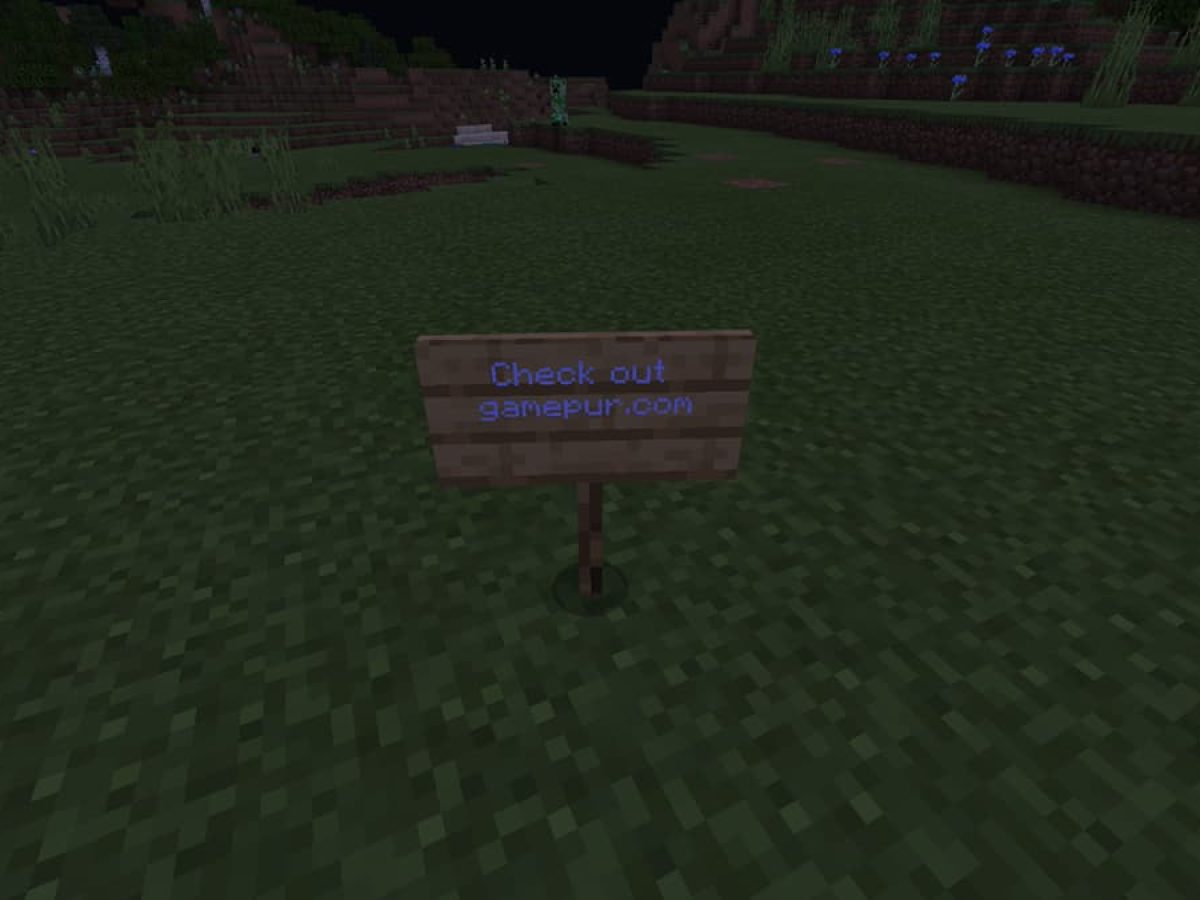 How to make signs glow in the dark in Minecraft - Gamepur