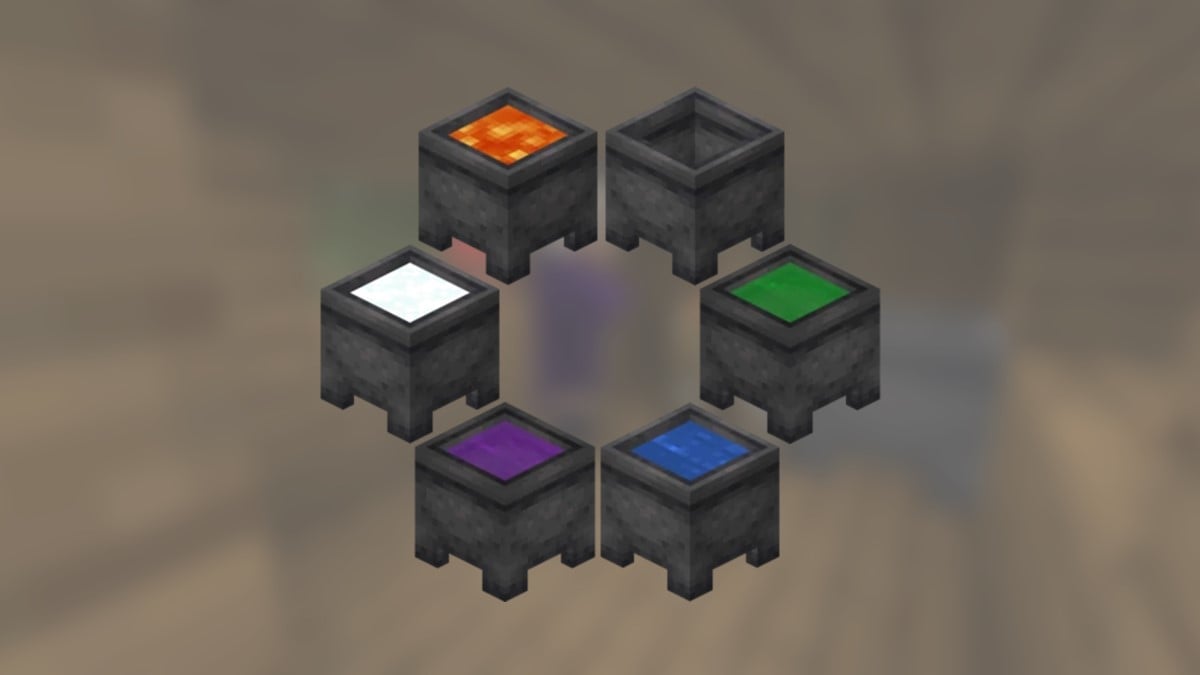 All Minecraft Cauldrons