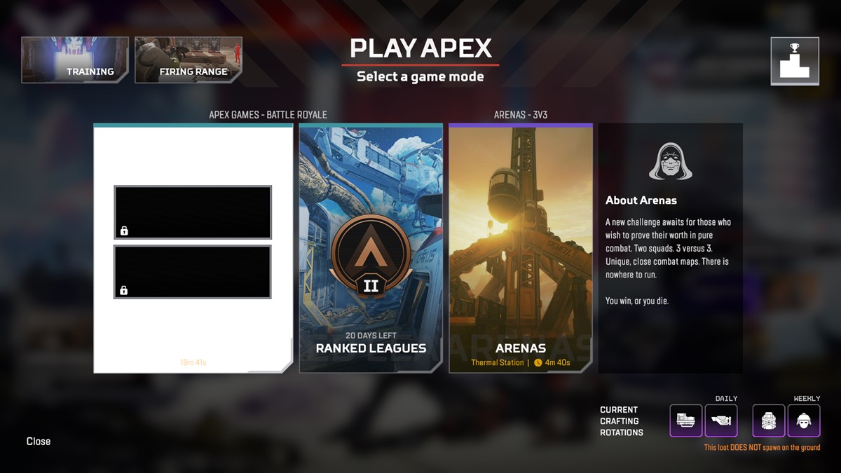 No Battle Royale glitch