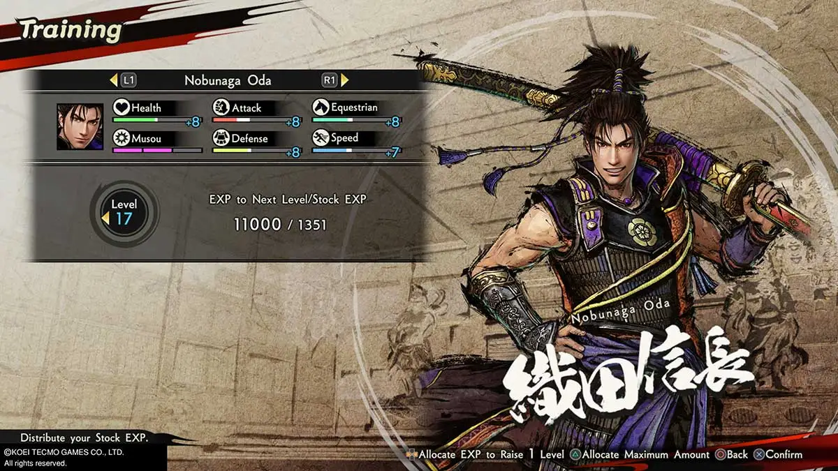  How to level up fast in Samurai Warriors 5 